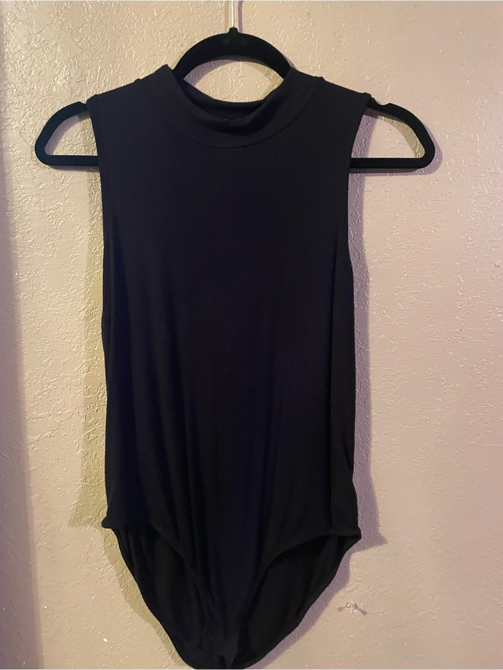 Ambiance Sleeveless Mock Neck Bodysuit - Black